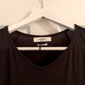 Isabel Marant Etoile Roxane Dress in “Faded Black”